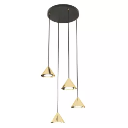   EMIBIG ELIT 4 PREMIUM GOLD Arany Beltéri Függőlámpa GX53 IP20 EB-1329-4PREM