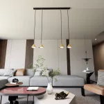 EMIBIG ELIT 4 BL GOLD Fekete Beltéri Függőlámpa GX53 IP20 EB-1329-4