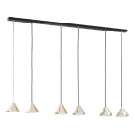 EMIBIG ELIT 6 BL GOLD Fekete Beltéri Függőlámpa GX53 IP20 EB-1329-6