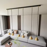 EMIBIG ELIT 6 BL GOLD Fekete Beltéri Függőlámpa GX53 IP20 EB-1329-6