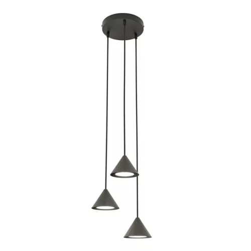 EMIBIG ELIT 3 PREMIUM BLACK Fekete Beltéri Függőlámpa GX53 IP20 EB-1330-3PREM