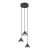EMIBIG ELIT 3 PREMIUM BLACK Fekete Beltéri Függőlámpa GX53 IP20 EB-1330-3PREM