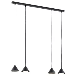   EMIBIG ELIT 4 BLACK Fekete Beltéri Függőlámpa GX53 IP20 EB-1330-4