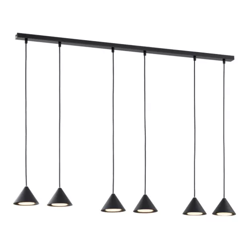 EMIBIG ELIT 6 BLACK Fekete Beltéri Függőlámpa GX53 IP20 EB-1330-6