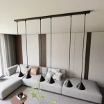 EMIBIG ELIT 6 BLACK Fekete Beltéri Függőlámpa GX53 IP20 EB-1330-6