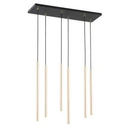   EMIBIG SELTER 6 GOLD Fekete Beltéri Függőlámpa G9 IP20 EB-1332-6