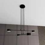 EMIBIG MODUS 4 BLACK Fekete Beltéri Függőlámpa GX53 IP20 EB-1339-4
