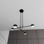 EMIBIG MODUS 4 BLACK Fekete Beltéri Függőlámpa GX53 IP20 EB-1339-4
