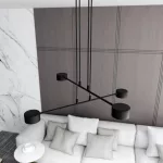 EMIBIG MODUS 4 BLACK Fekete Beltéri Függőlámpa GX53 IP20 EB-1339-4