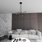 EMIBIG MODUS 4 BLACK Fekete Beltéri Függőlámpa GX53 IP20 EB-1339-4