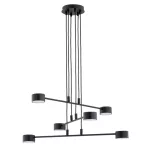 EMIBIG MODUS 6 BLACK Fekete Beltéri Függőlámpa GX53 IP20 EB-1339-6