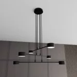 EMIBIG MODUS 6 BLACK Fekete Beltéri Függőlámpa GX53 IP20 EB-1339-6