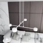 EMIBIG MODUS 4 WHITE Fehér Beltéri Függőlámpa GX53 IP20 EB-1340-4