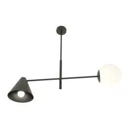   EMIBIG HERMES 2 BLACK Fekete Beltéri Csillár E14 IP20 EB-1347-2