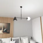 EMIBIG HERMES 2 BLACK Fekete Beltéri Csillár E14 IP20 EB-1347-2