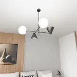 EMIBIG HERMES 4 BLACK Fekete Beltéri Csillár E14 IP20 EB-1347-4