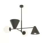 EMIBIG HERMES 4 BLACK Fekete Beltéri Csillár E14 IP20 EB-1347-4
