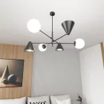 EMIBIG HERMES 6 BLACK Fekete Beltéri Csillár E14 IP20 EB-1347-6
