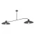 EMIBIG FOSTER 2 BLACK Fekete Beltéri Csillár E27 IP20 EB-1353-2