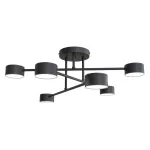 EMIBIG HALO 6 BLACK Fekete Beltéri Mennyezeti lámpa GX53 IP20 EB-1355-6