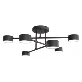   EMIBIG HALO 6 BLACK Fekete Beltéri Mennyezeti lámpa GX53 IP20 EB-1355-6
