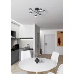 EMIBIG HALO 6 BLACK Fekete Beltéri Mennyezeti lámpa GX53 IP20 EB-1355-6