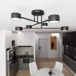 EMIBIG HALO 6 BLACK Fekete Beltéri Mennyezeti lámpa GX53 IP20 EB-1355-6
