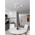 EMIBIG HALO 4 WHITE Fehér Beltéri Mennyezeti lámpa GX53 IP20 EB-1356-4