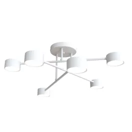   EMIBIG HALO 6 WHITE Fehér Beltéri Mennyezeti lámpa GX53 IP20 EB-1356-6