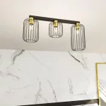 EMIBIG BARN 3 BL GOLD Fekete Beltéri Mennyezeti lámpa E27 IP20 EB-1366-3