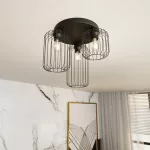 EMIBIG BARN 3PREM BL Fekete Beltéri Mennyezeti lámpa E27 IP20 EB-1367-3PREM