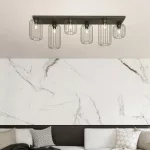 EMIBIG BARN 6 BL Fekete Beltéri Mennyezeti lámpa E27 IP20 EB-1367-6