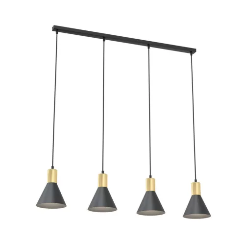 EMIBIG ROSA 4 BL Fekete Beltéri Függőlámpa E27 IP20 EB-1388-4