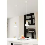 EMIBIG ROSA 1 WH Fehér Beltéri Függőlámpa E27 IP20 EB-1389-1