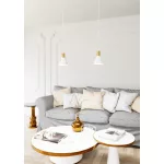 EMIBIG ROSA 1 WH Fehér Beltéri Függőlámpa E27 IP20 EB-1389-1