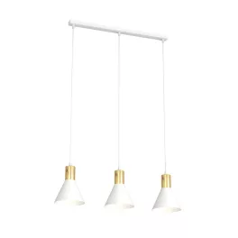   EMIBIG ROSA 3 WH Fehér Beltéri Függőlámpa E27 IP20 EB-1389-3