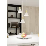 EMIBIG ROSA 3 WH PREM Fehér Beltéri Függőlámpa E27 IP20 EB-1389-3PREM