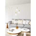 EMIBIG ROSA 3 WH PREM Fehér Beltéri Függőlámpa E27 IP20 EB-1389-3PREM
