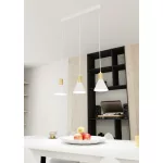 EMIBIG ROSA 3 WH Fehér Beltéri Függőlámpa E27 IP20 EB-1389-3