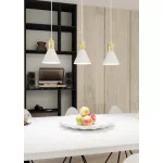 EMIBIG ROSA 3 WH Fehér Beltéri Függőlámpa E27 IP20 EB-1389-3