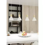 EMIBIG ROSA 4 WH Fehér Beltéri Függőlámpa E27 IP20 EB-1389-4