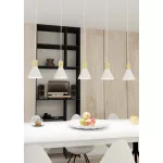 EMIBIG ROSA 5 WH Fehér Beltéri Függőlámpa E27 IP20 EB-1389-5