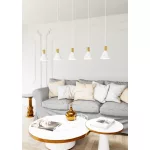EMIBIG ROSA 5 WH Fehér Beltéri Függőlámpa E27 IP20 EB-1389-5