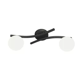   EMIBIG OPUS 2 BL OPAL Fekete Beltéri Mennyezeti lámpa E14 IP20 EB-1390-2