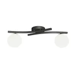EMIBIG OPUS 2 BL OPAL Fekete Beltéri Mennyezeti lámpa E14 IP20 EB-1390-2