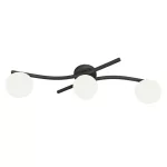 EMIBIG OPUS 3 BL OPAL Fekete Beltéri Mennyezeti lámpa E14 IP20 EB-1390-3