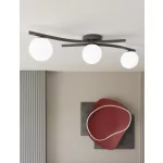 EMIBIG OPUS 3 BL OPAL Fekete Beltéri Mennyezeti lámpa E14 IP20 EB-1390-3
