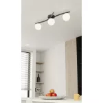 EMIBIG OPUS 3 BL OPAL Fekete Beltéri Mennyezeti lámpa E14 IP20 EB-1390-3