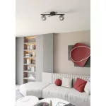 EMIBIG OPUS 2 BL GRAFIT Fekete Beltéri Mennyezeti lámpa E14 IP20 EB-1391-2