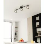 EMIBIG OPUS 3 BL GRAFIT Fekete Beltéri Mennyezeti lámpa E14 IP20 EB-1391-3
